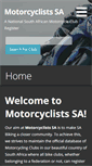 Mobile Screenshot of motorcyclists.co.za